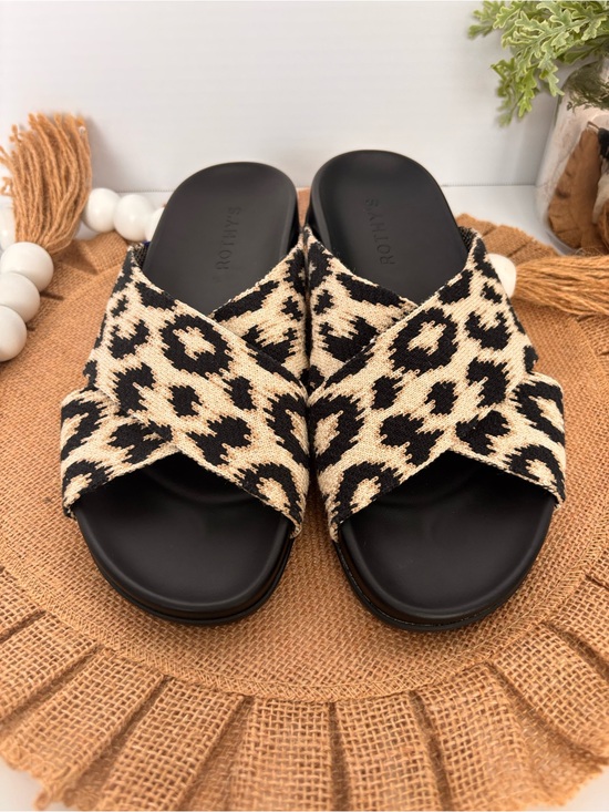 Rothy's Shoes - Rothy’s The Weekend Slide Sandy Cat Black Womens Size 7